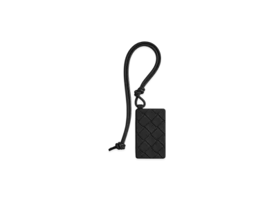 Bottega Veneta Card Case With Strap "Black"