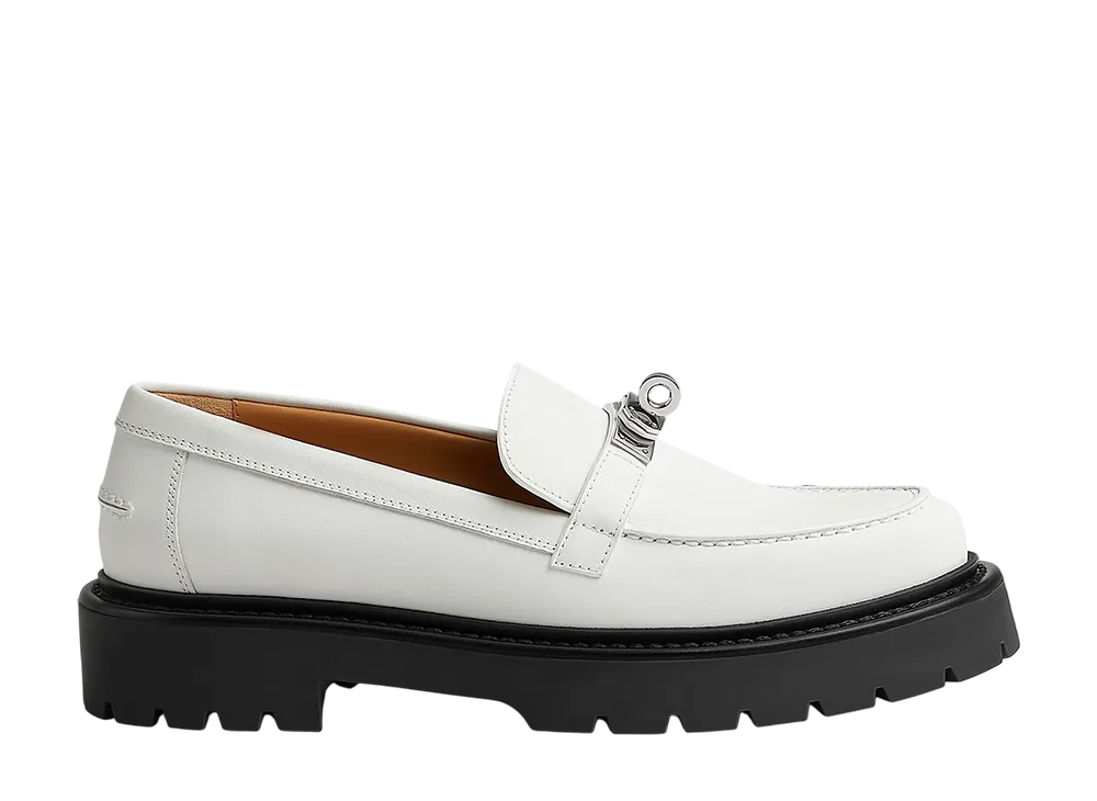 エルメス ウィメンズ アイコン モカシン "ブラン"