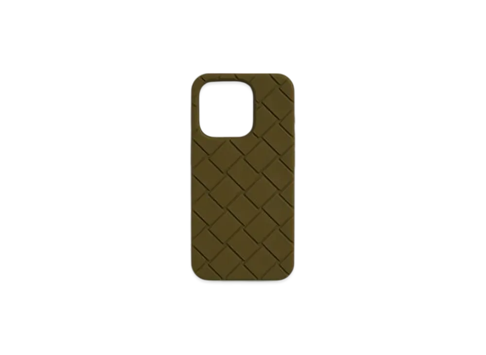 Bottega Veneta Iphone 15 Pro Case "Olive Oil"