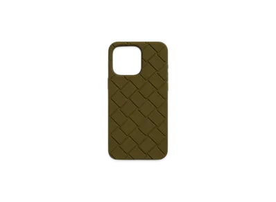 Bottega Veneta Iphone 15 Pro Max Case "Olive Oil"