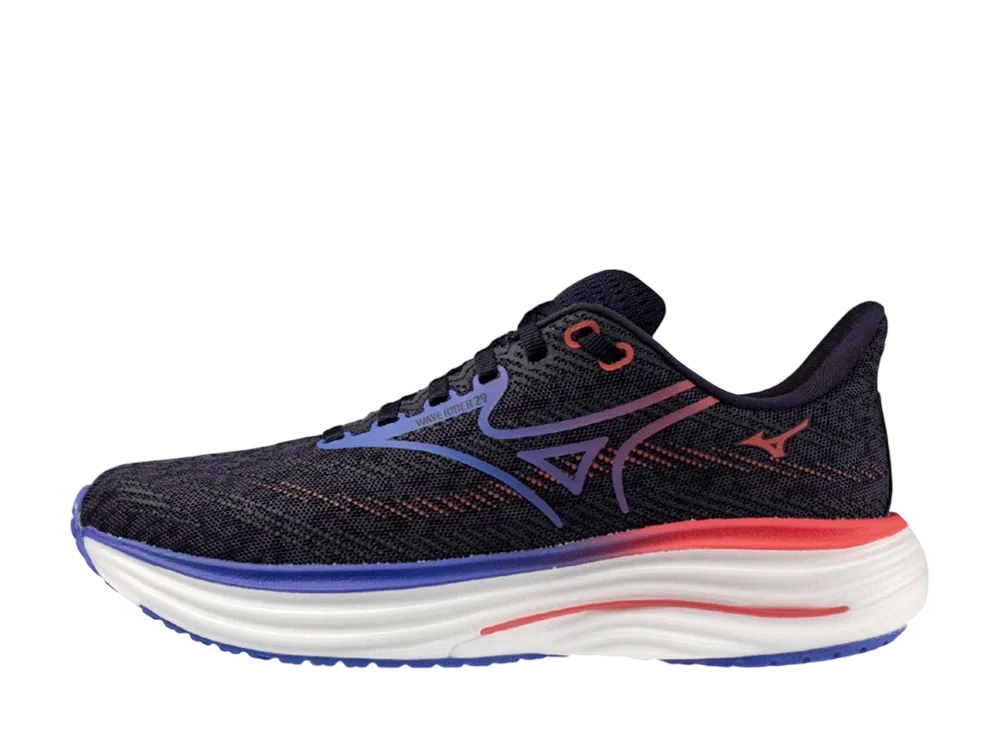 Mizuno Women's Wave Rider 29 "Dark Navy/Purple/Pink"