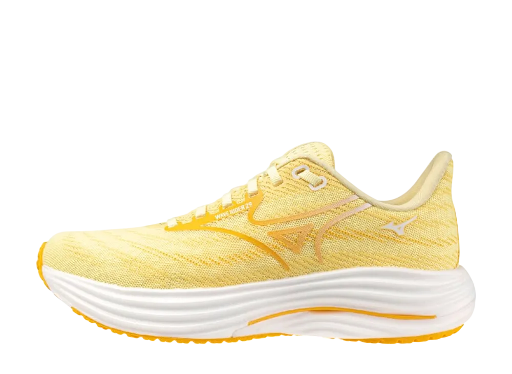 Mizuno Women's Wave Rider 29 "Light Yellow/White"