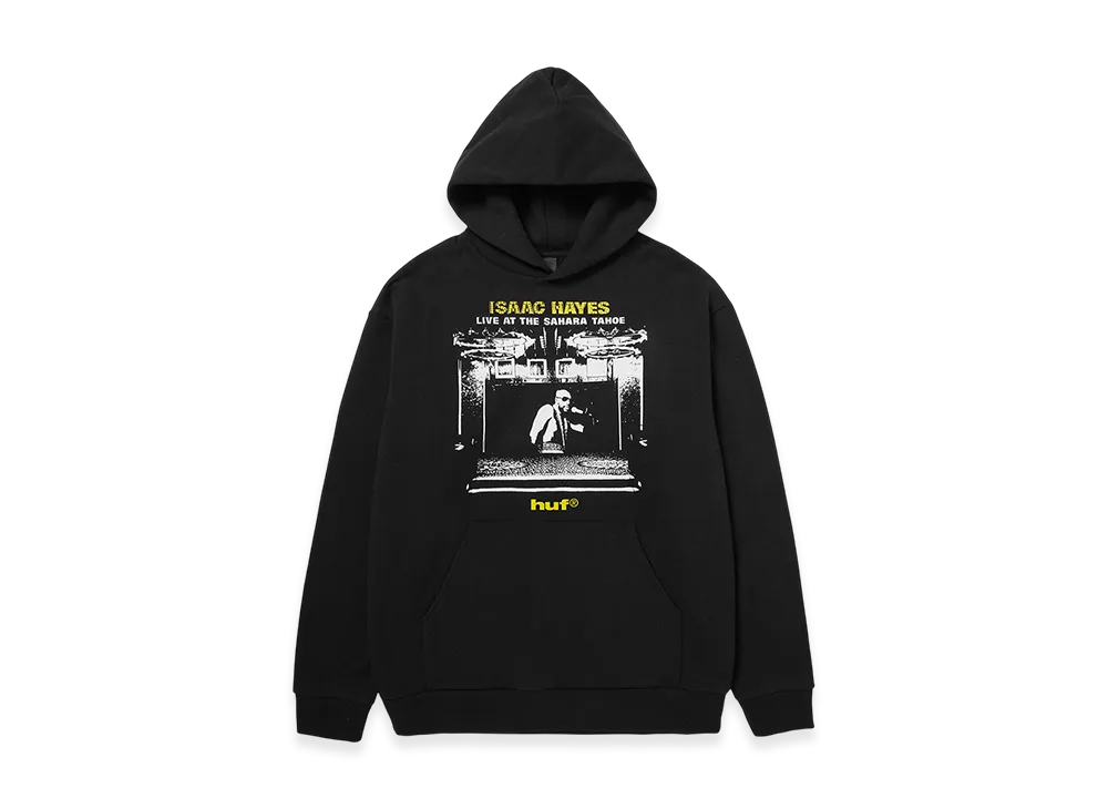 HUF x Isaac Hayes Tahoe Heavyweight Hoodie "Black"