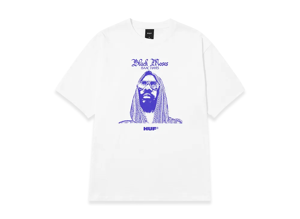 HUF x Isaac Hayes Black Moses Heavyweight Tee "White"