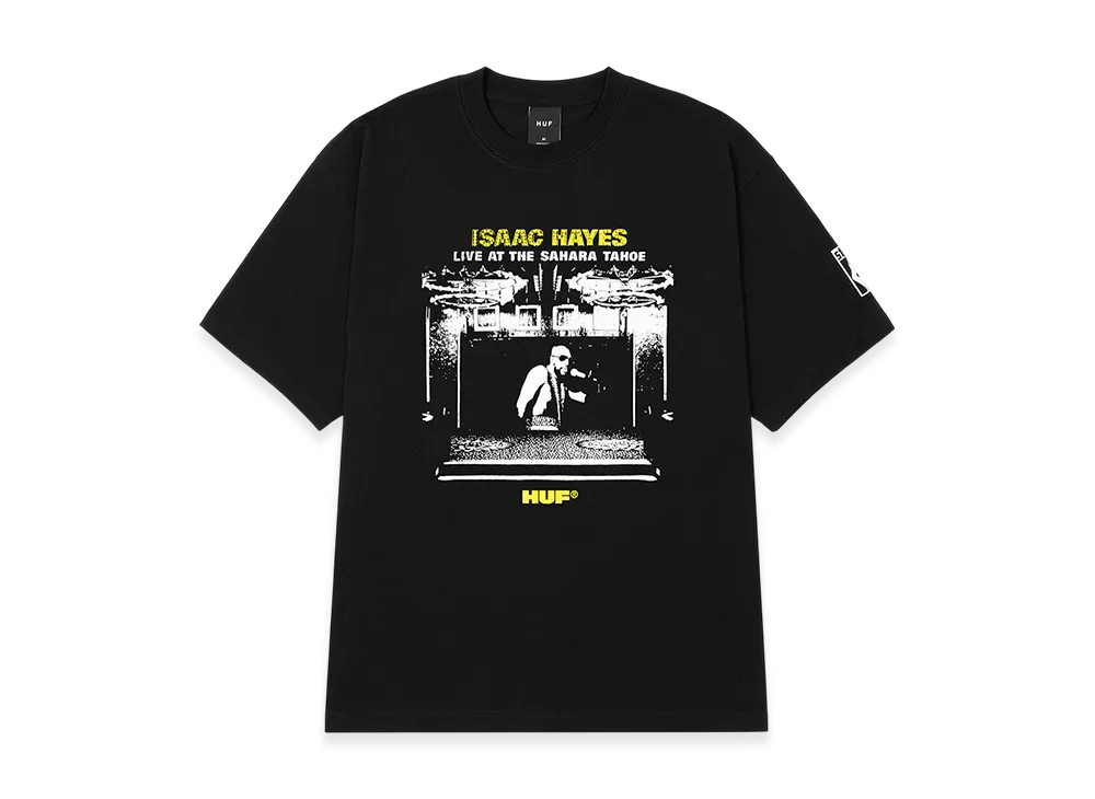 HUF x Isaac Hayes Tahoe Heavyweight Tee "Black"