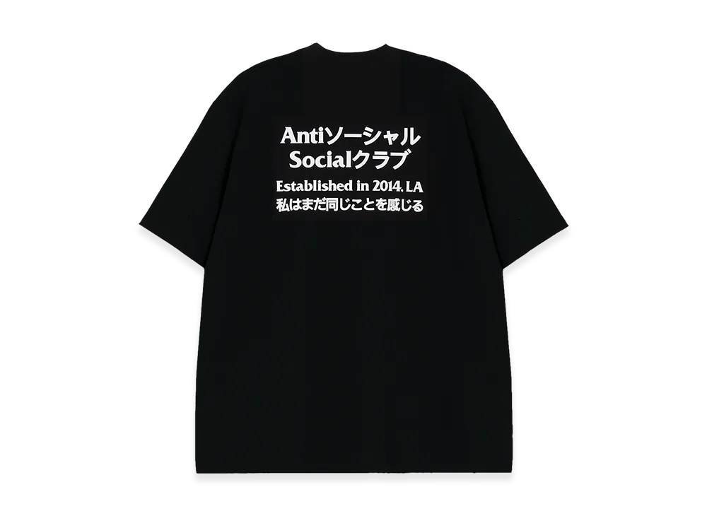 ANTI SOCIAL SOCIAL CLUB Designed in Korea Taku S/S Tee "Black"