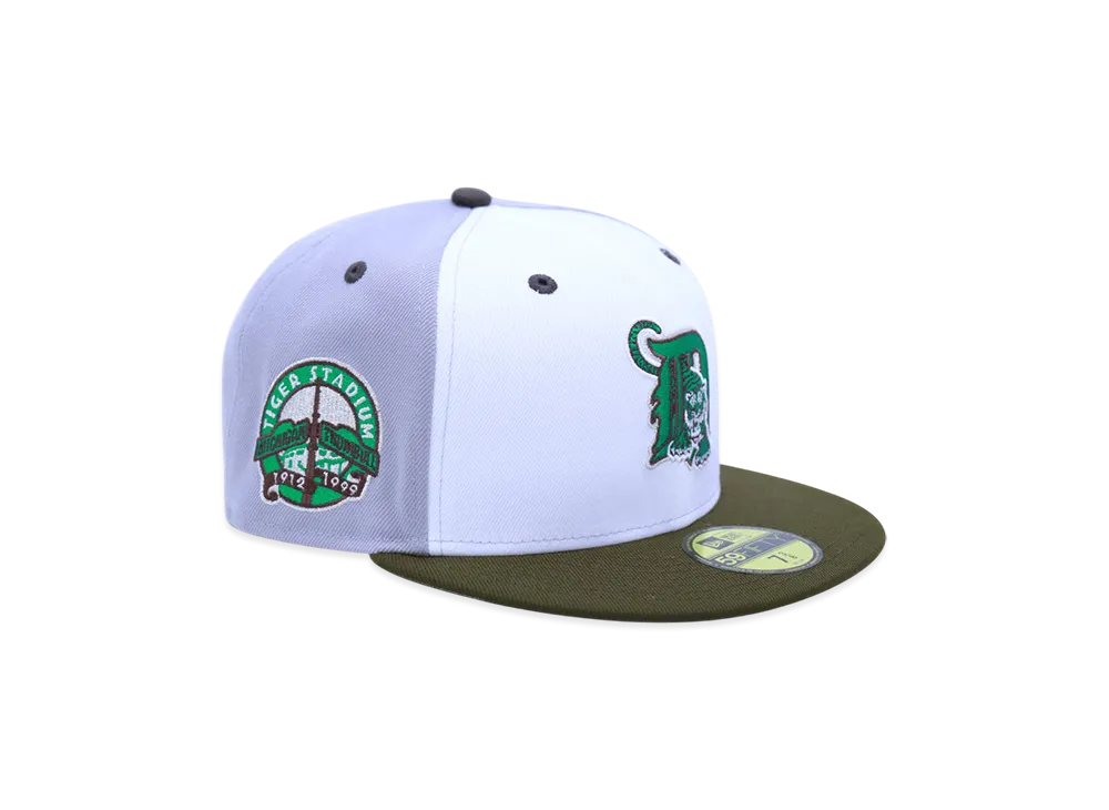 NEW ERA x THE CAP 'New Signal' 59Fifty Detroit Tigers "White/Gray"