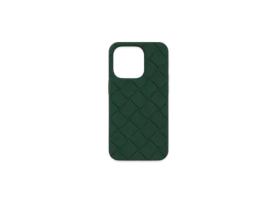 Bottega Veneta Tech Rubber iPhone 14 Pro Case "Emerald Green"