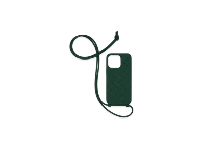 Bottega Veneta Strap Iphone 14 Pro Max Case "Emerald Green"