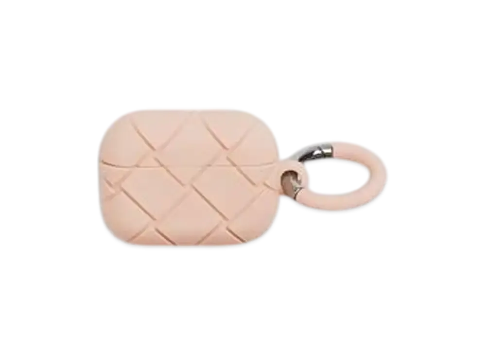 Bottega Veneta Tech Rubber Airpods Pro Hook Case "Cameo"