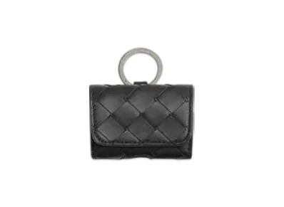 Bottega Veneta Intrecciato Hook Airpods Holder "Black"