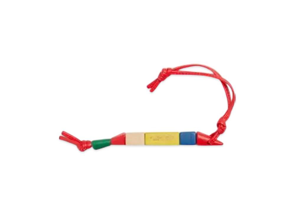 Bottega Veneta Wooden Toy Charms "Redstone/Pinocchio"