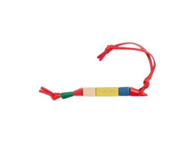 Bottega Veneta Wooden Toy Charms "Redstone/Pinocchio"