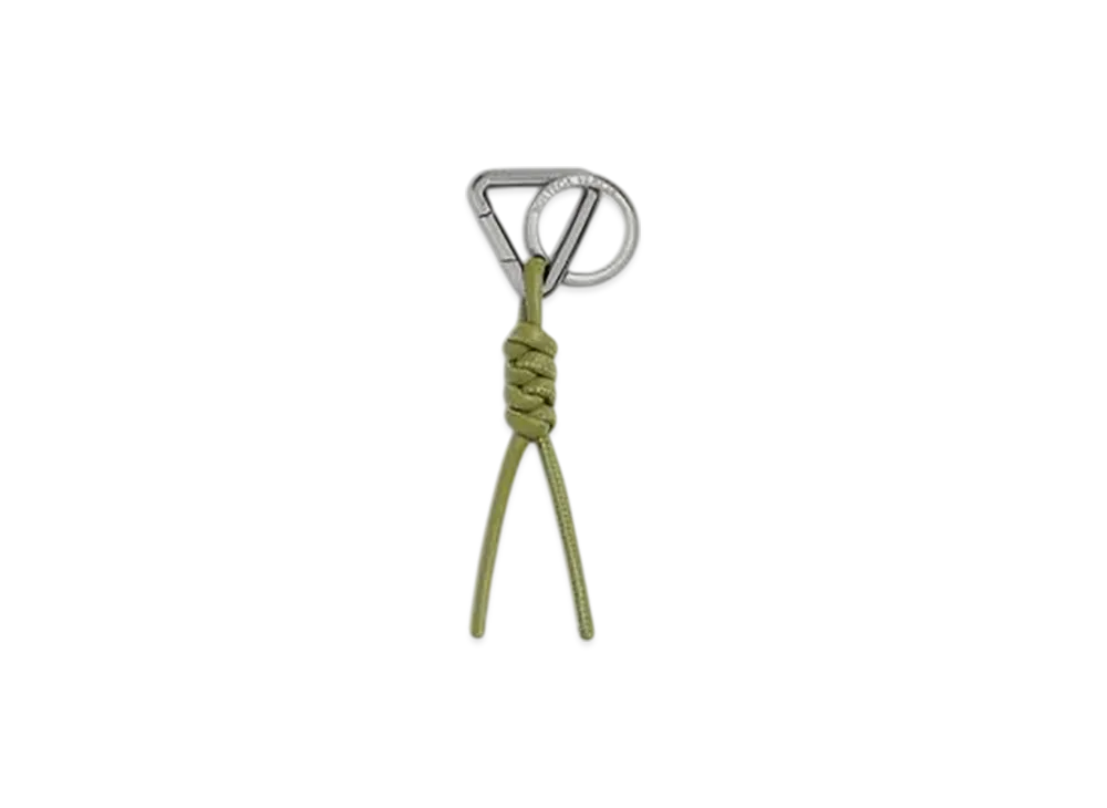 Bottega Veneta Triangle Key Ring "Matcha"