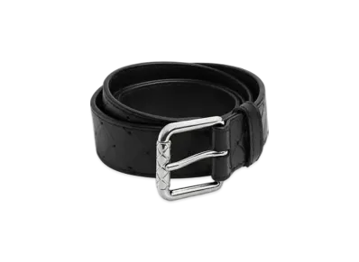 Bottega Veneta Intrecciato Stamp Belt "Black"
