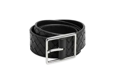 Bottega Veneta Intrecciato Piccolo Belt "Black"
