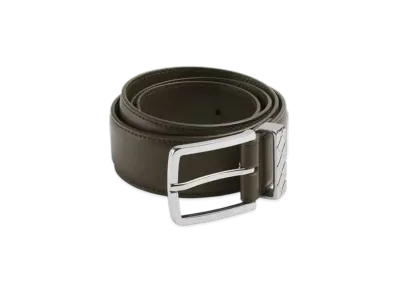 Bottega Veneta Intreccio Loop Belt "Khaki"