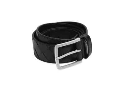 Bottega Veneta Intrecciato Belt "Black"