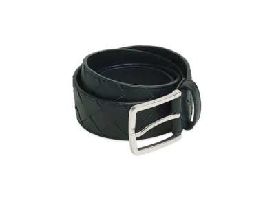 Bottega Veneta Intrecciato Belt "Inkwell"