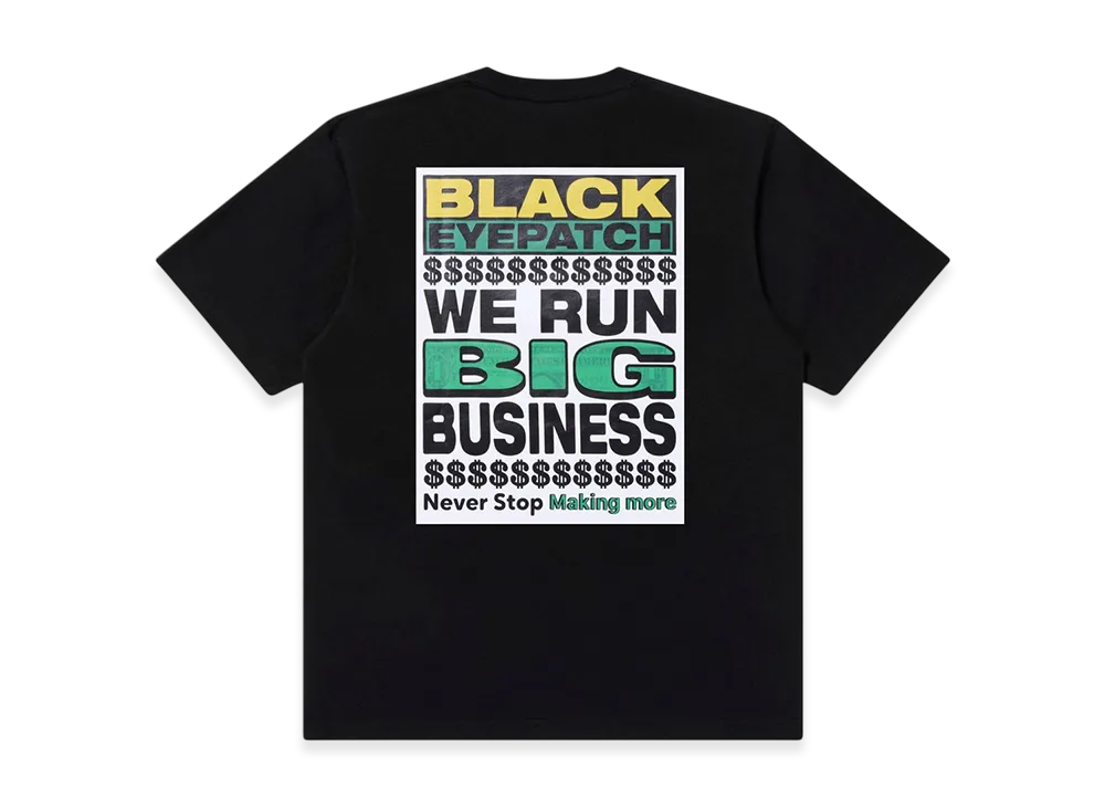 BlackEyePatch Small Og Big Business Tee "Black"