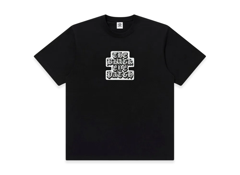 BlackEyePatch Blackletter Og Label Tee "Black"