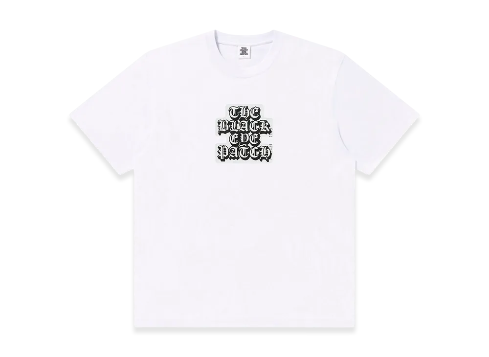 BlackEyePatch Blackletter Og Label Tee "White"