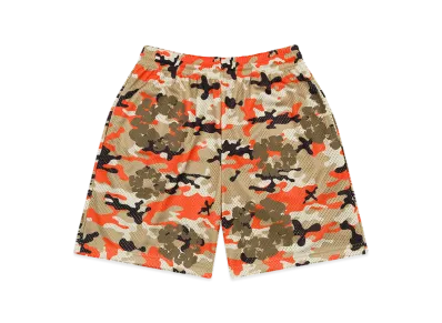 DENIM TEARS Camo Cotton Wreath Mesh Shorts "Brown"
