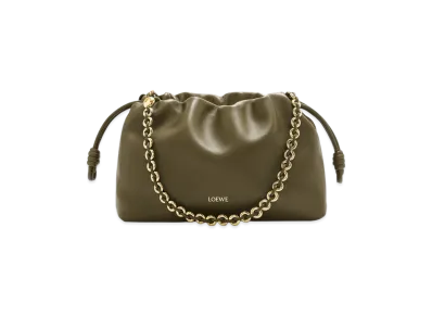 LOEWE Flamenco Purse "Dark Khaki"