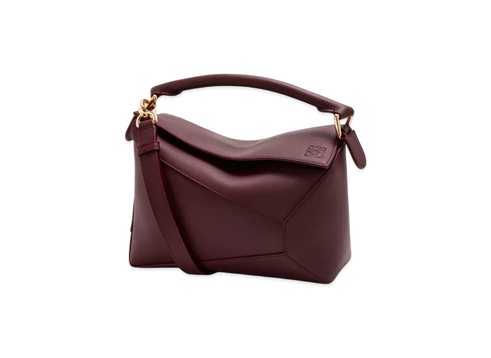LOEWE Puzzle Bag Small "Dark Burgundy"