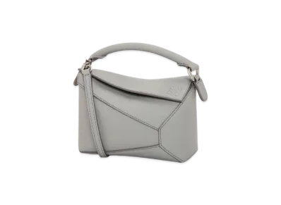 LOEWE Puzzle Edge Bag Mini "Pearl Grey"