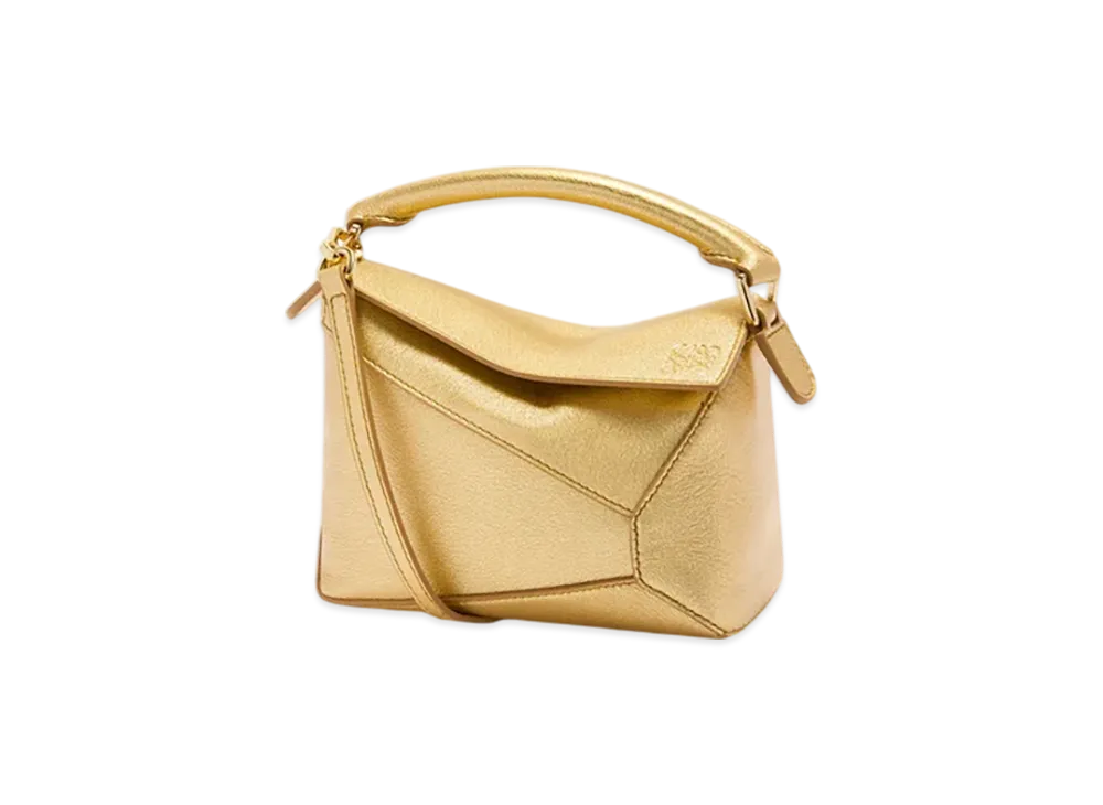 LOEWE Puzzle Edge Bag Mini "Gold"