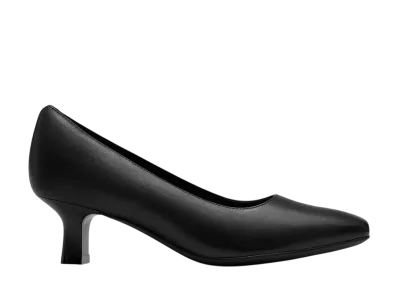 Clarks Women's Kyla 50 Pumps "Black Leather"