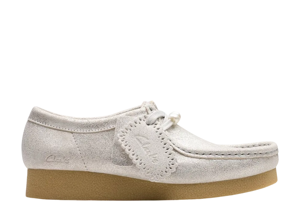 Clarks Women's WallabeeEVO "Silver"