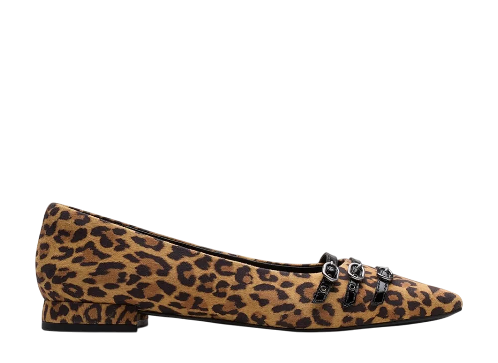Clarks Women's Sensa 15 Strap "Leopard Suede"