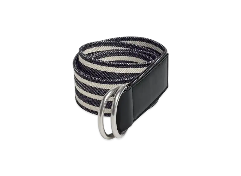Bottega Veneta Webbing Nastro Belt "Navy/White/Space"