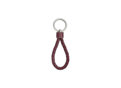 Bottega Veneta Intreccio Key Ring "Barolo"