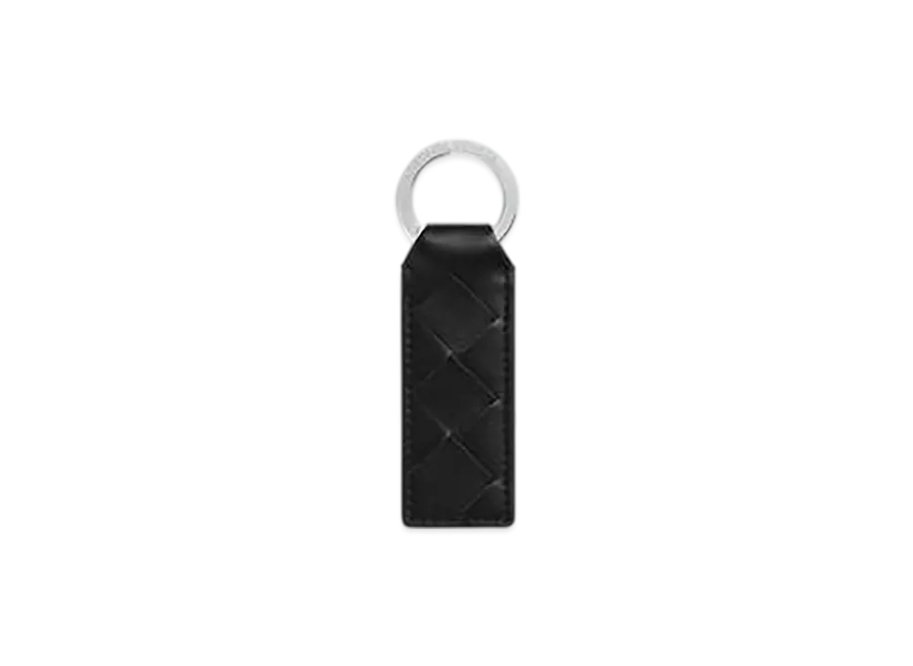 Bottega Veneta Tab Key Ring "Black"