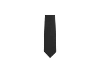 Bottega Veneta Silk Twill Tie "Black"