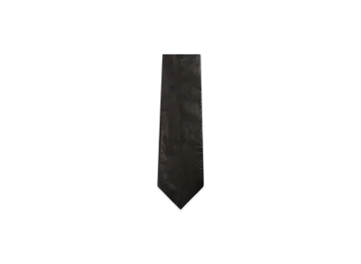 Bottega Veneta Shiny Leather Tie "Kale"