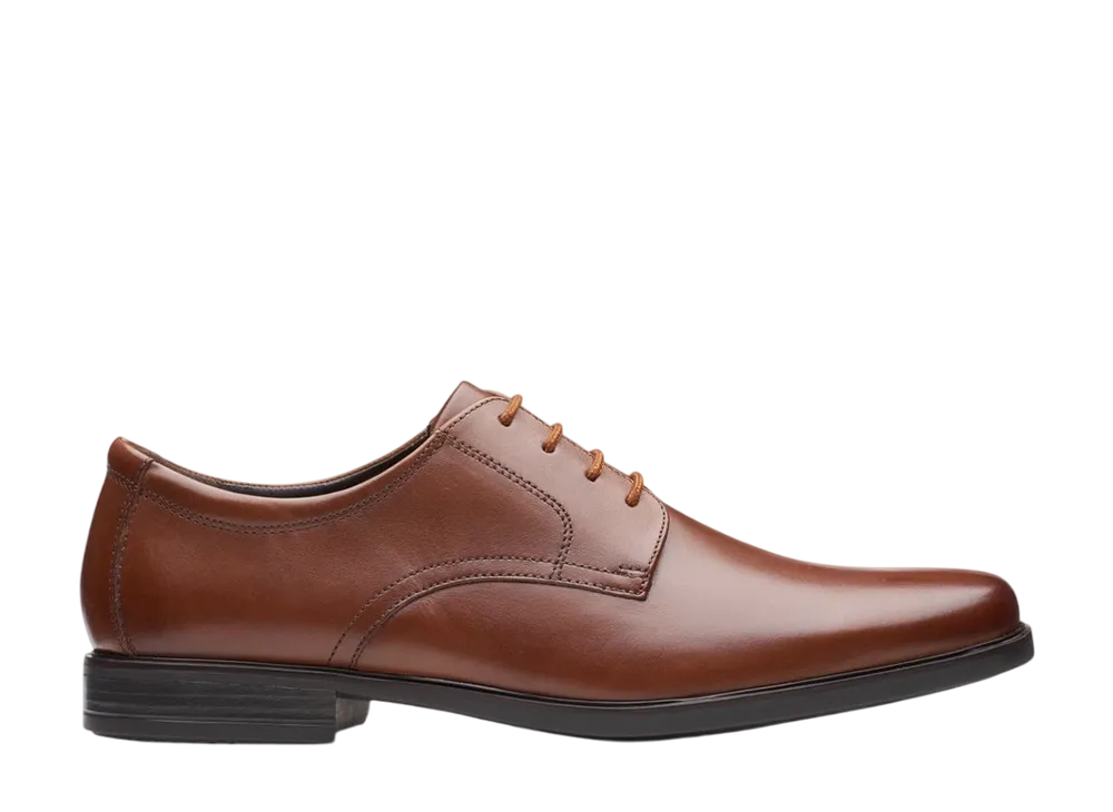 Clarks Howard Walk "Dark Tan Leather"