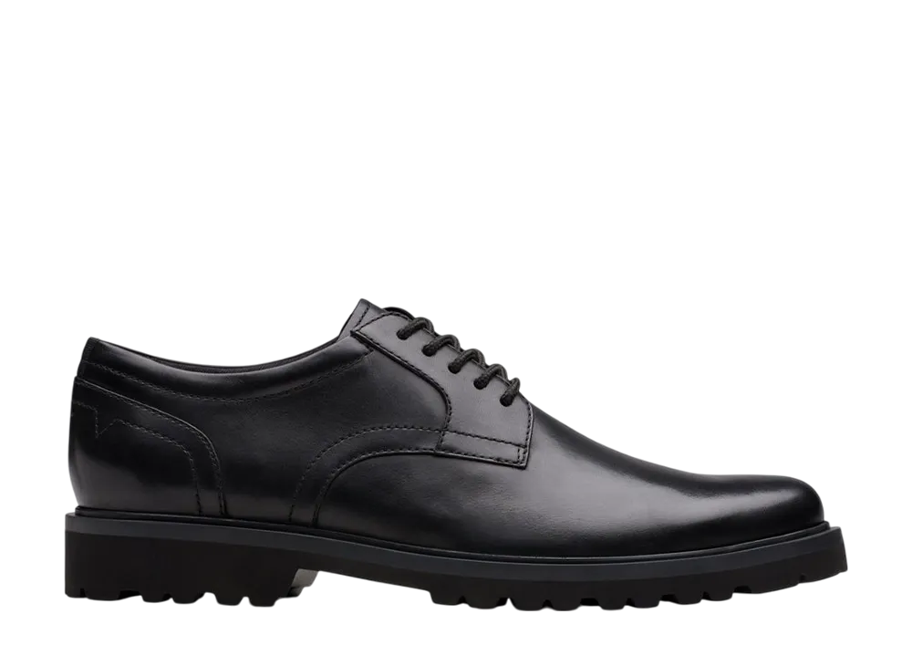 Clarks Berwick Lace "Black Leather"