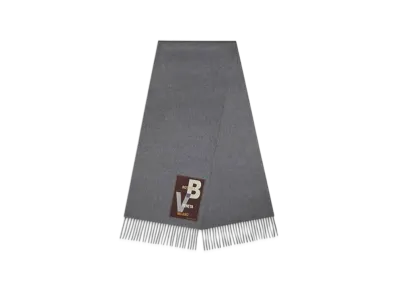 Bottega Veneta Cashmere Scarf "Grey Melange"