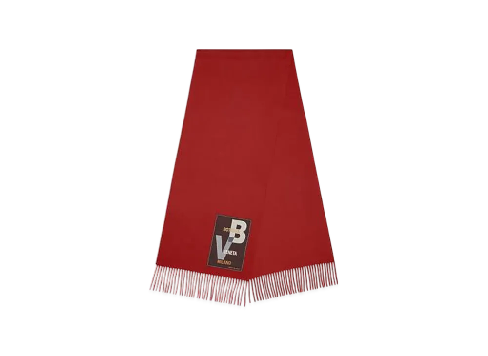 Bottega Veneta Cashmere Scarf "Redstone"