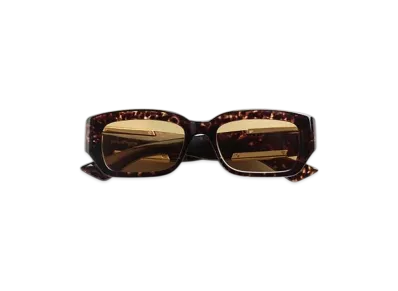 Bottega Veneta Dash Rectangular Sunglasses "Havana/Brown"