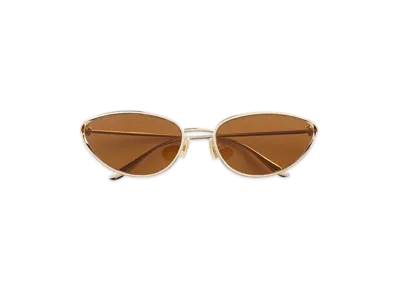 Bottega Veneta Knot Cat Eye Sunglasses "Gold/Brown"