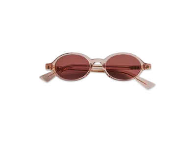 Bottega Veneta Classic Oval Sunglasses "Pink/Brown"