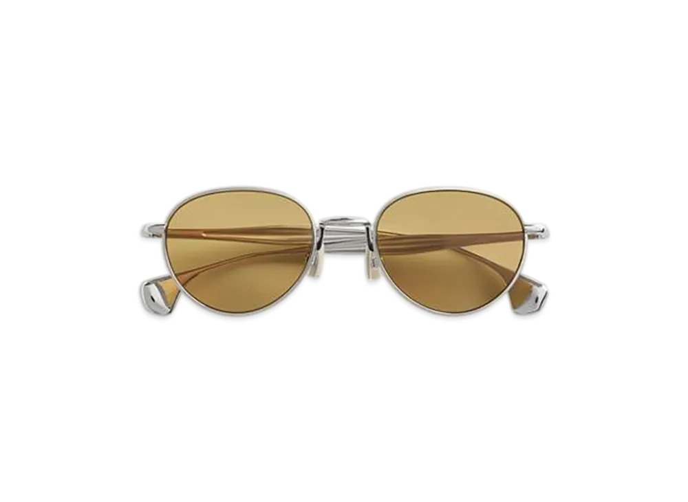 Bottega Veneta Fin Panthos Sunglasses "Silver/Brown"