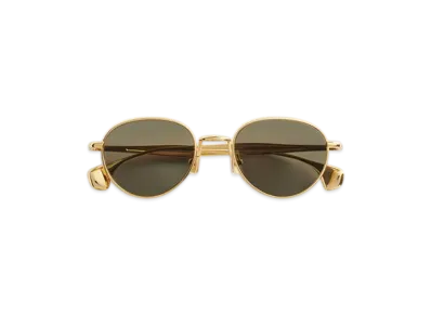 Bottega Veneta Fin Panthos Sunglasses "Gold"