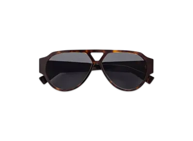 Bottega Veneta Soft Pilot Sunglasses "Havana/Gray"