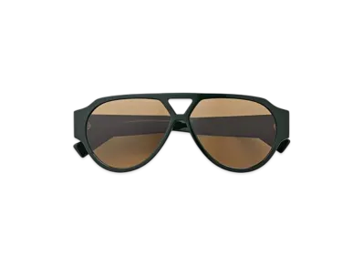 Bottega Veneta Soft Aviator Sunglasses "Green/Brown"